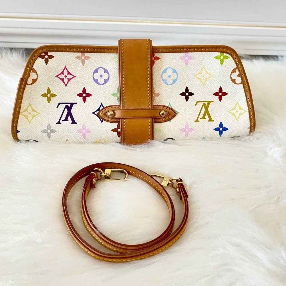 ❤️ SOLD‼️ Louis Vuitton Shirley Monogram White Multicolor - Picture 14 of 17